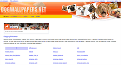 Desktop Screenshot of dogwallpapers.net
